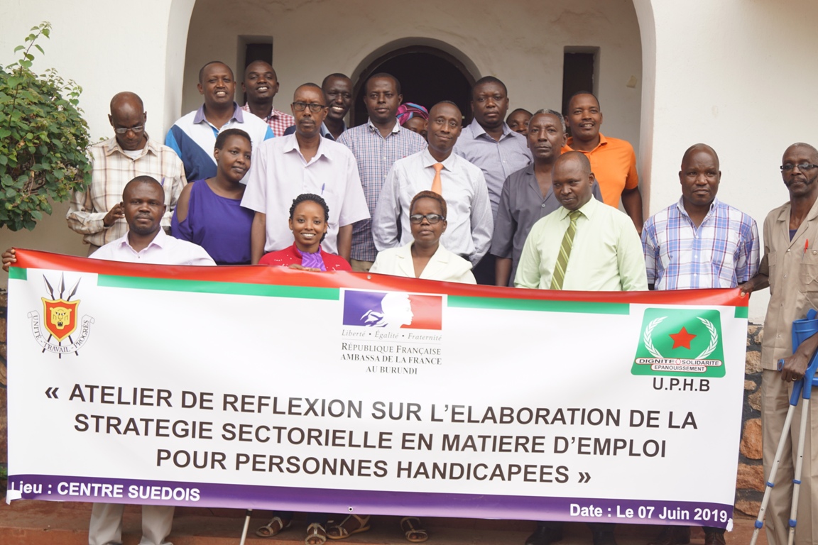 EMPLOI POUR PERSONNES HANDICAPEES AU BURUNDI