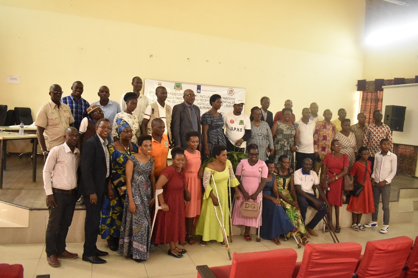 ATELIER DE SENSIBILISATION DU PUBLIC POUR L’INCLUSION ET LA PARTICIPATION DES PERSONNES HANDICAPEES AU RECENSEMENT GENERAL AU BURUNDI